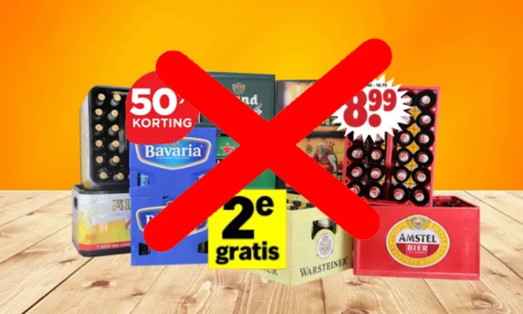 Kratten bier in piramidevorm Kratten bier in piramidevorm